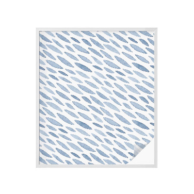 Öntapadós belátásgátló fólia Kék ecsetvonások