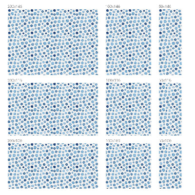 Színes mintás ablakfólia Akvarell pöttyök