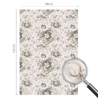 Dekoratív üvegfólia ablakra Virágos szépség