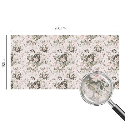 Dekoratív üvegfólia ablakra Virágos szépség