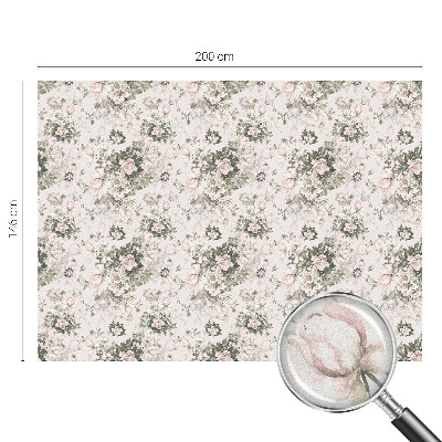 Dekoratív üvegfólia ablakra Virágos szépség