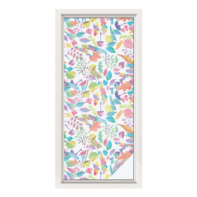 Öntapadós belátásgátló fólia Színes kompozíció