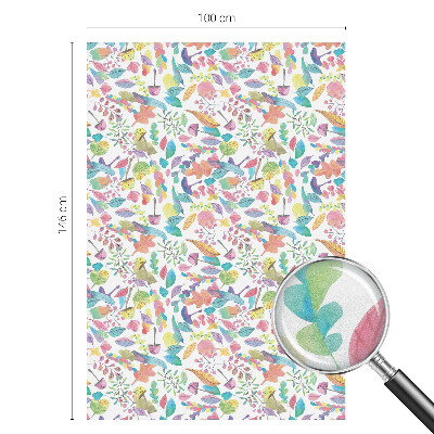 Öntapadós belátásgátló fólia Színes kompozíció