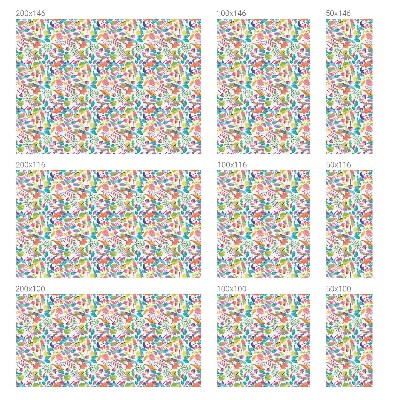 Öntapadós belátásgátló fólia Színes kompozíció