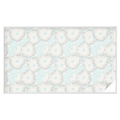 Öntapadós ablakfólia ólomüveg mintával Finom tollak