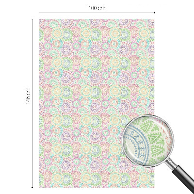 Dekoratív üvegfólia ablakra Színes mandalák