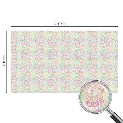 Dekoratív üvegfólia ablakra Színes mandalák