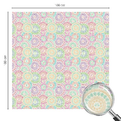 Dekoratív üvegfólia ablakra Színes mandalák