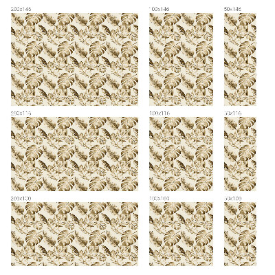 Öntapadós ablakfólia ólomüveg mintával Trópusi növények