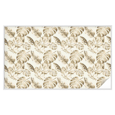 Öntapadós ablakfólia ólomüveg mintával Trópusi növények