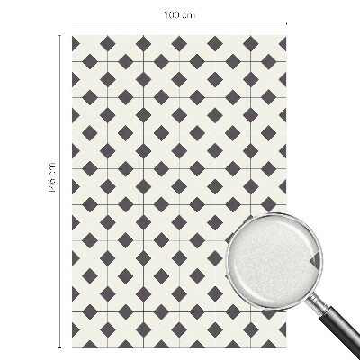 Öntapadós belátásgátló fólia Fekete-fehér gyémántok