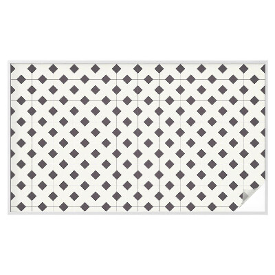 Öntapadós belátásgátló fólia Fekete-fehér gyémántok