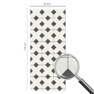 Öntapadós belátásgátló fólia Fekete-fehér gyémántok