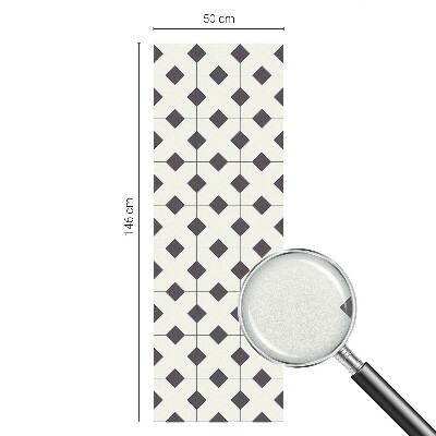 Öntapadós belátásgátló fólia Fekete-fehér gyémántok