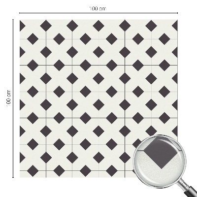 Öntapadós belátásgátló fólia Fekete-fehér gyémántok