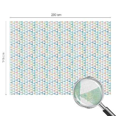 Dekoratív üvegfólia ablakra Geometriai háromszögek