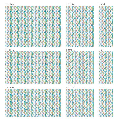 Dekoratív üvegfólia ablakra Geometriai háromszögek