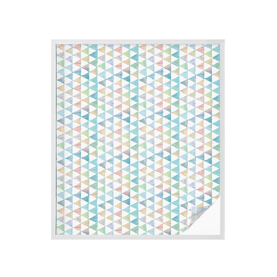 Dekoratív üvegfólia ablakra Geometriai háromszögek