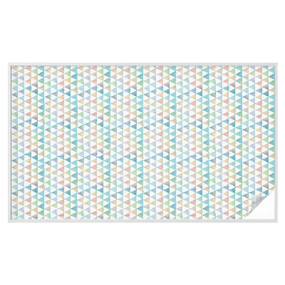 Dekoratív üvegfólia ablakra Geometriai háromszögek