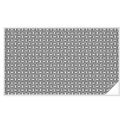 Öntapadós üvegfólia vitrázs mintával Energikus minta