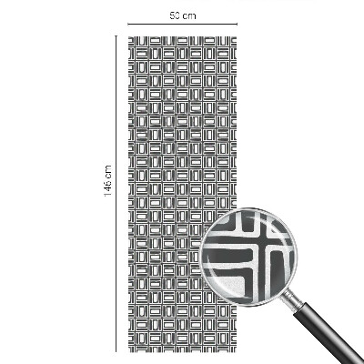 Öntapadós üvegfólia vitrázs mintával Energikus minta