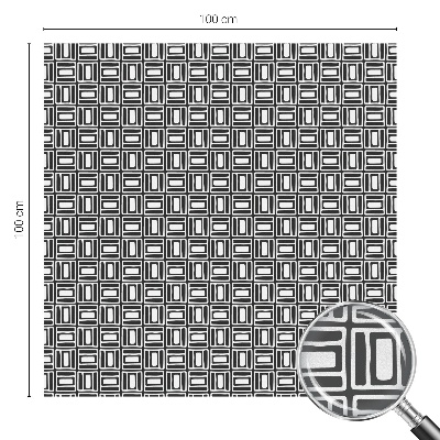 Öntapadós üvegfólia vitrázs mintával Energikus minta