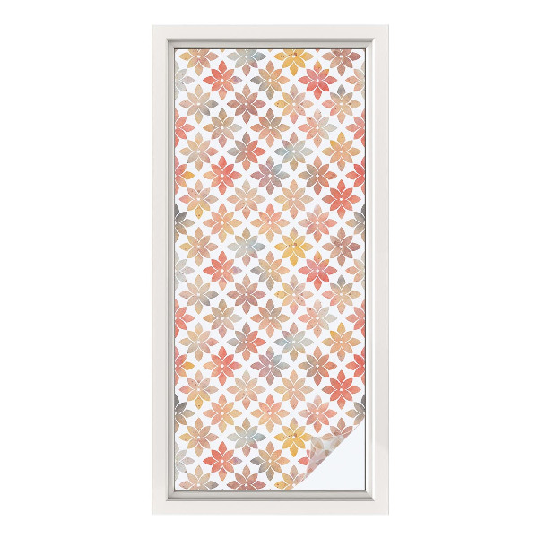 Dekoratív üvegfólia ablakra Virágos szépség