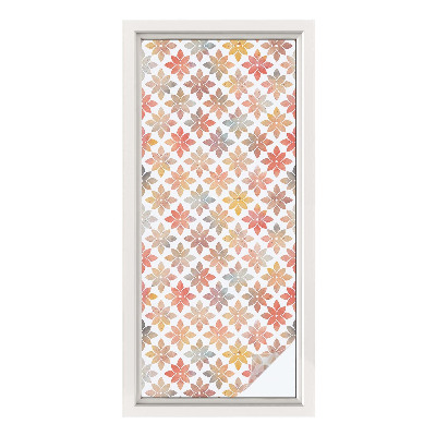 Dekoratív üvegfólia ablakra Virágos szépség