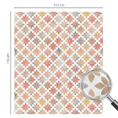 Dekoratív üvegfólia ablakra Virágos szépség