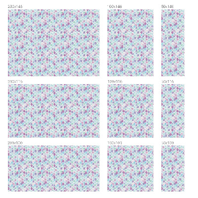 Öntapadós ablakfólia ólomüveg mintával Pasztell pöttyök