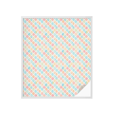 Színes mintás ablakfólia Színes akvarellek