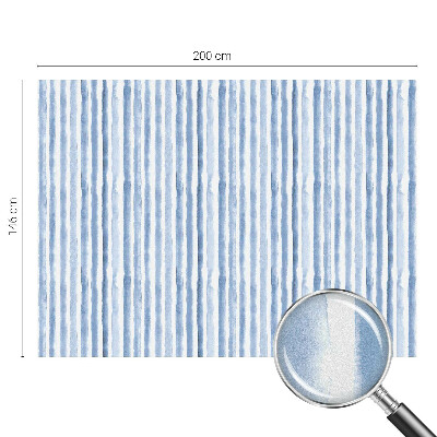 Öntapadós ablakfólia ólomüveg mintával Kék csíkok