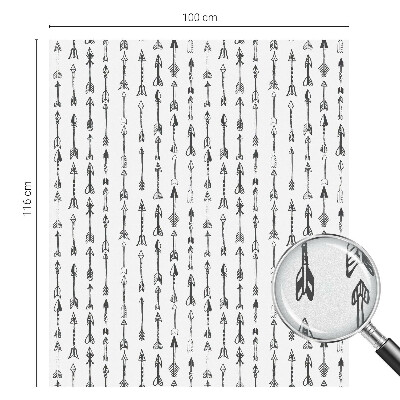 Dekoratív üvegfólia ablakra Geometriai nyilak