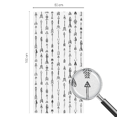 Dekoratív üvegfólia ablakra Geometriai nyilak