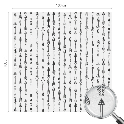 Dekoratív üvegfólia ablakra Geometriai nyilak