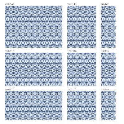 Öntapadós ablakfólia ólomüveg mintával Kék mozaik