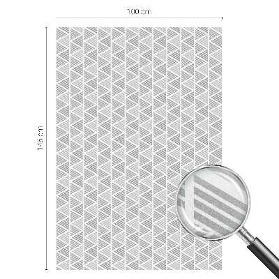 Öntapadós üvegfólia vitrázs mintával Rombusz minta