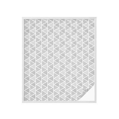 Öntapadós üvegfólia vitrázs mintával Rombusz minta