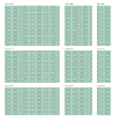 Színes mintás ablakfólia Harmonikus szerkezet
