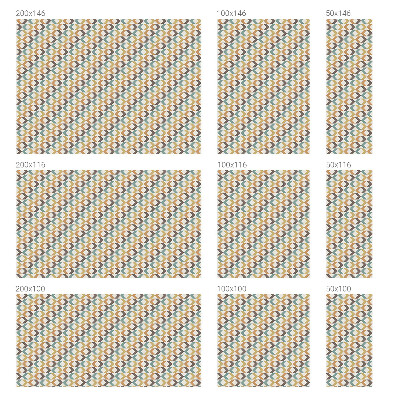 Öntapadós üvegfólia vitrázs mintával Geometriai rombuszok