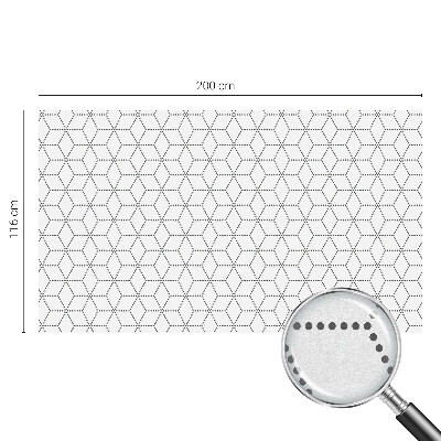 Öntapadós belátásgátló fólia Pontozott rombuszok