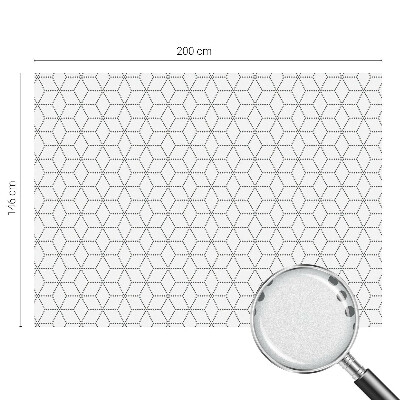 Öntapadós belátásgátló fólia Pontozott rombuszok