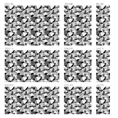 Öntapadós ablakfólia ólomüveg mintával Geometriai alakzatok