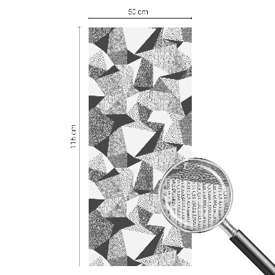 Öntapadós ablakfólia ólomüveg mintával Geometriai alakzatok