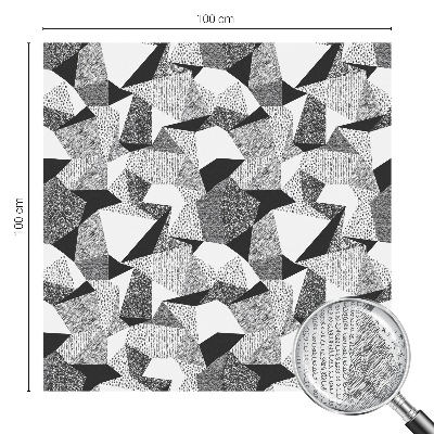 Öntapadós ablakfólia ólomüveg mintával Geometriai alakzatok