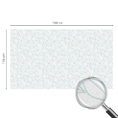 Dekoratív üvegfólia ablakra Finom levelek