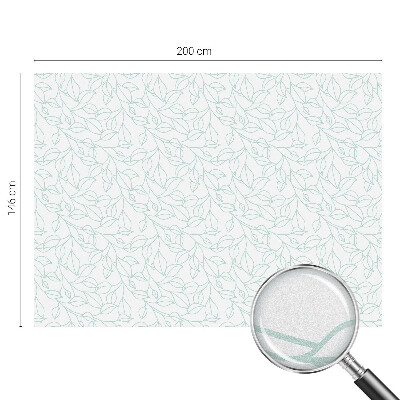 Dekoratív üvegfólia ablakra Finom levelek