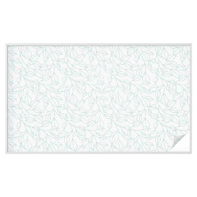 Dekoratív üvegfólia ablakra Finom levelek