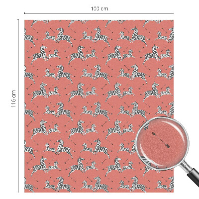 Dekoratív üvegfólia ablakra Zebra motívum