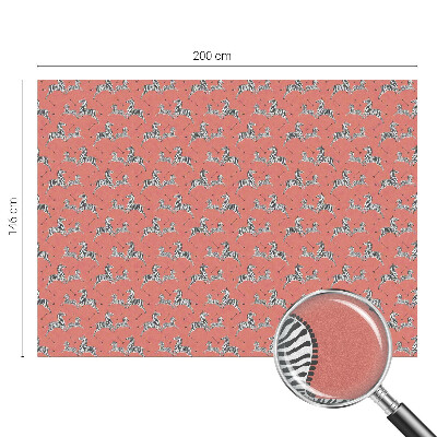 Dekoratív üvegfólia ablakra Zebra motívum